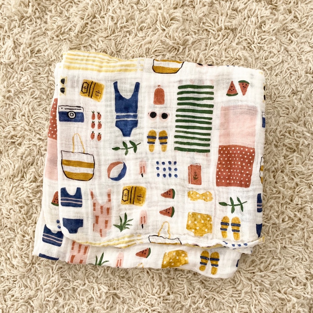 Little Unicorn Muslin Blanket